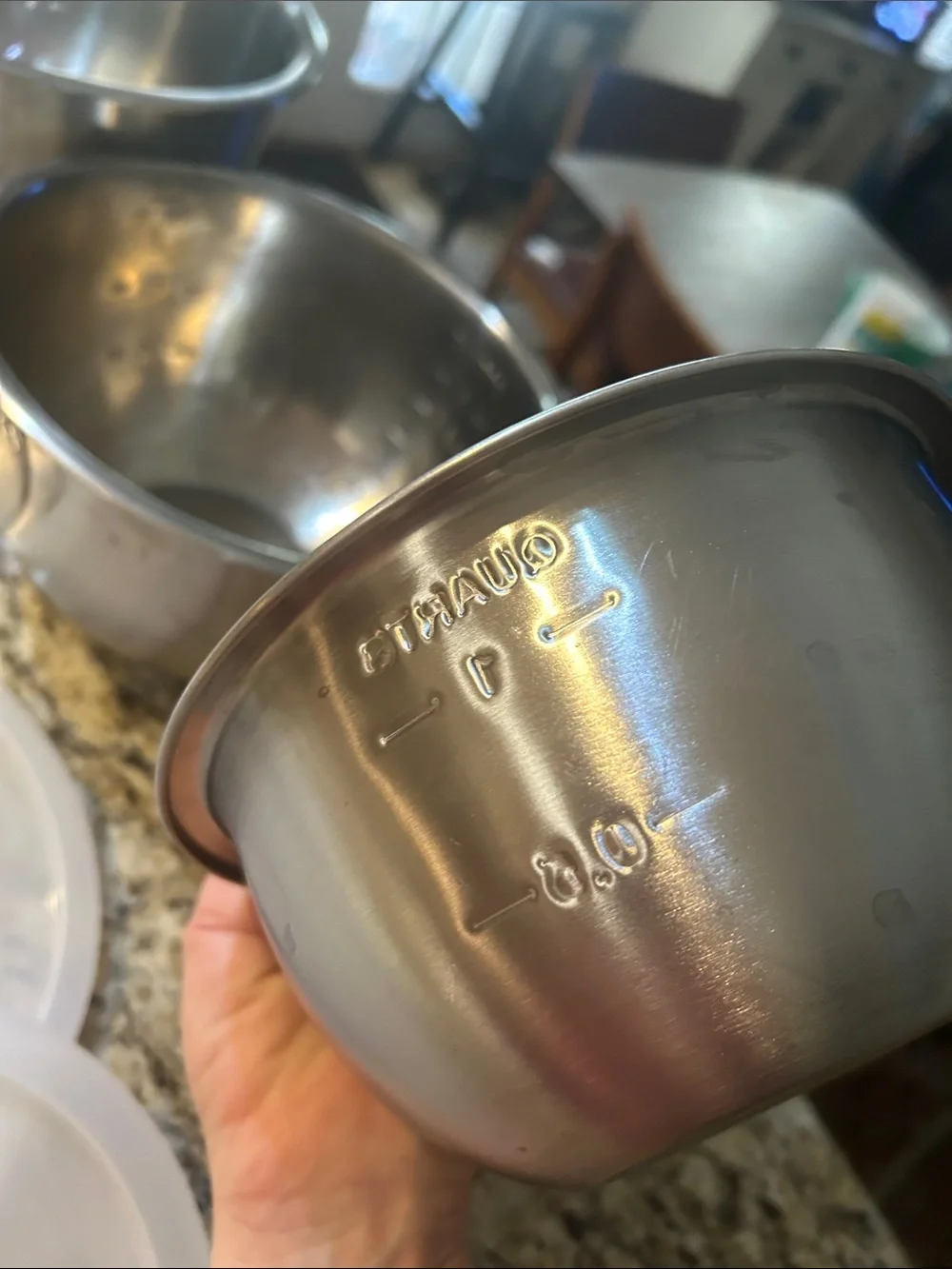 Stainless 3 Steel Mixing & Measuring Bowl Set with Lids